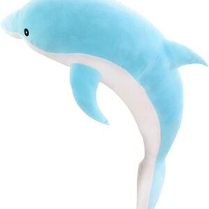 Dolphin Plush Dolls Stuffed Animal Toys Dolphin Plushie Dolls (Blue, 11”) New